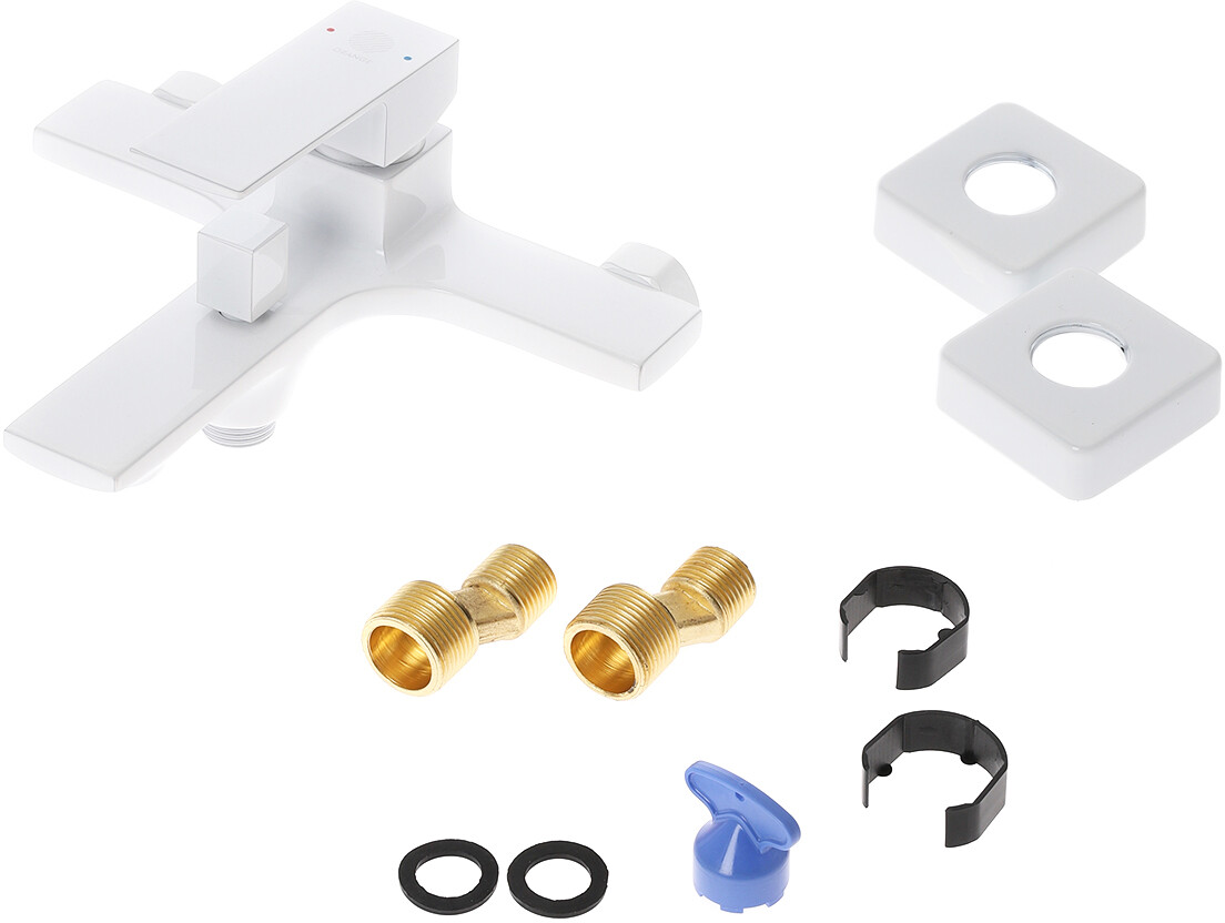 Смеситель для ванны белый Stworki "Карлстад" KAS-03w - изображение 6