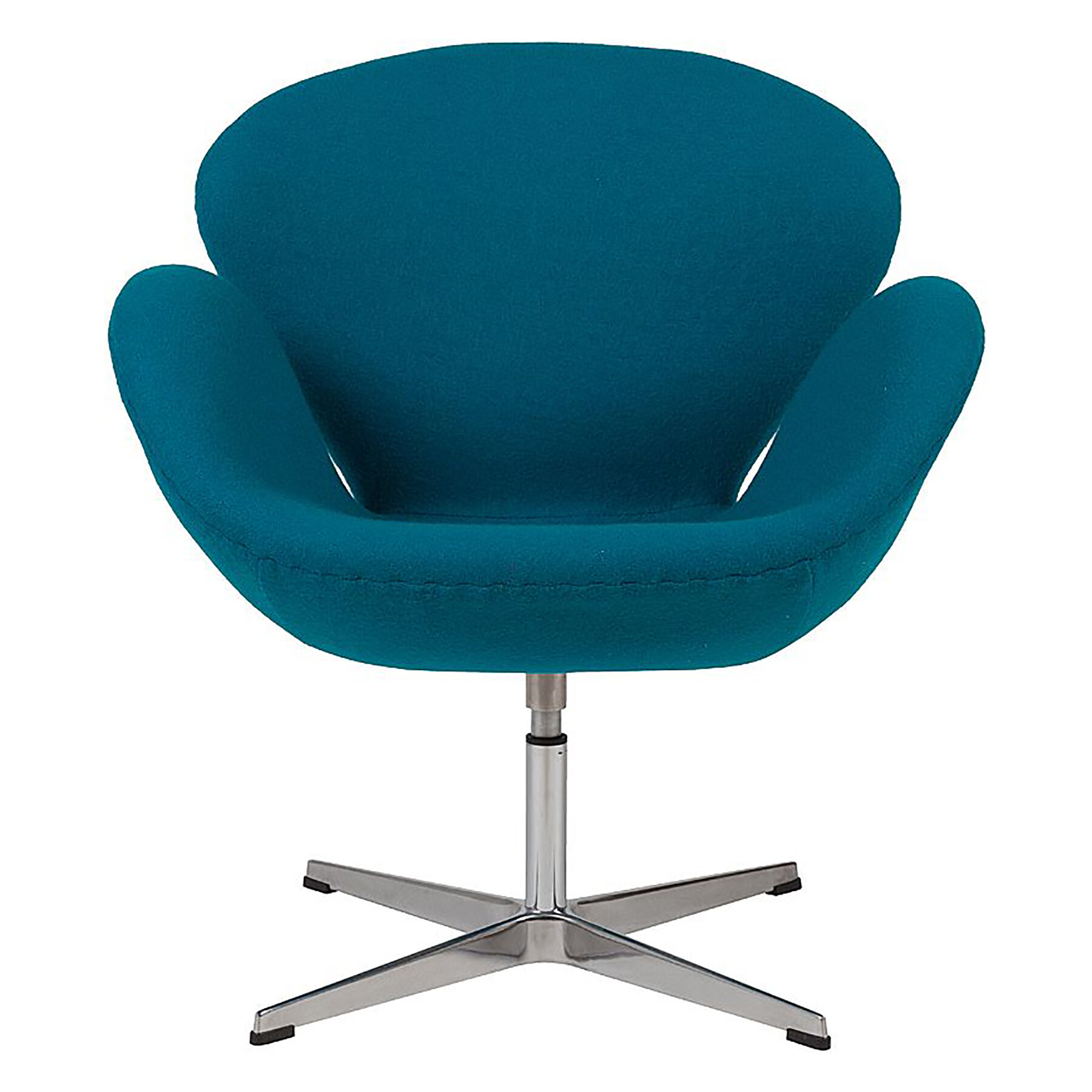 Кресло дизайнерское темно-голубое Swan Chair