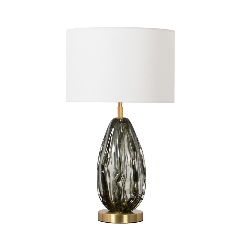 Настольная лампа белая, зеленая, золотая Crystal Table Lamp BRTL3203R