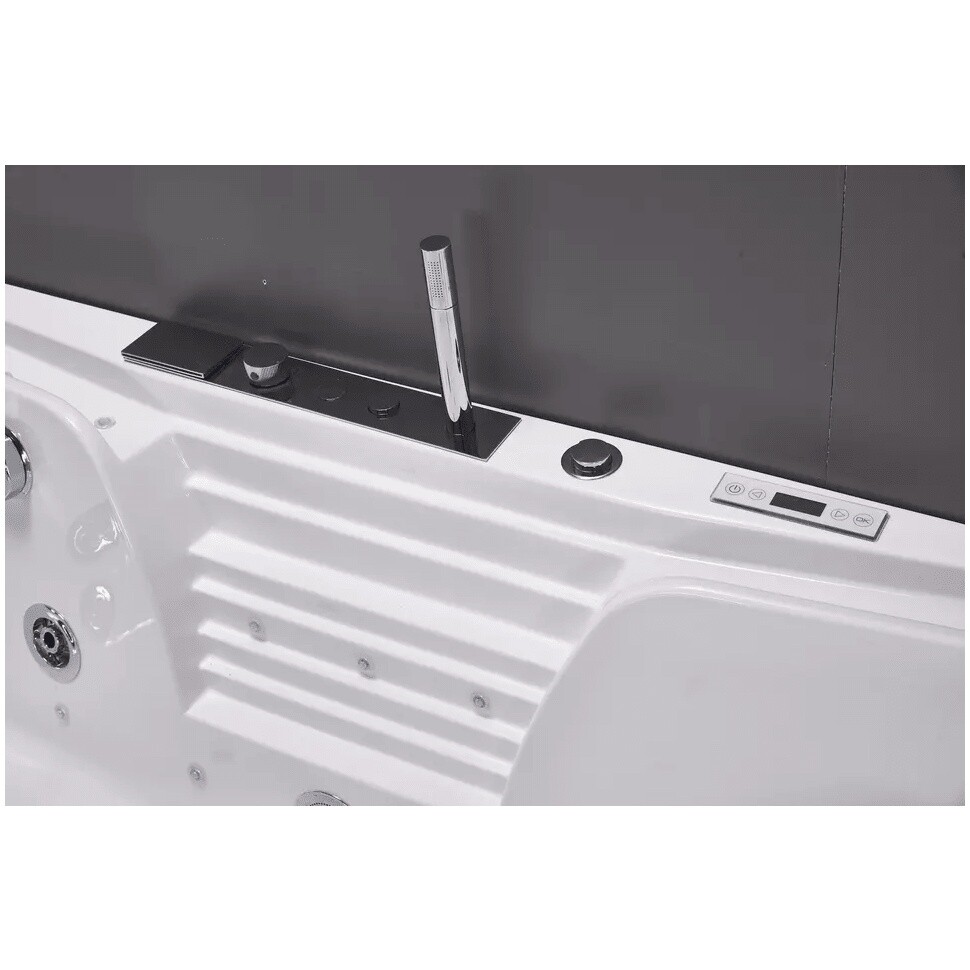 Ванна акриловая гидромассажная белая Cerutti SPA C-478 - изображение 5