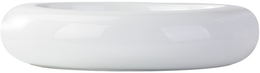 Раковина накладная фарфоровая овальная 46х64 см белая Stworki "Ульвик" UL-01rn - изображение 5