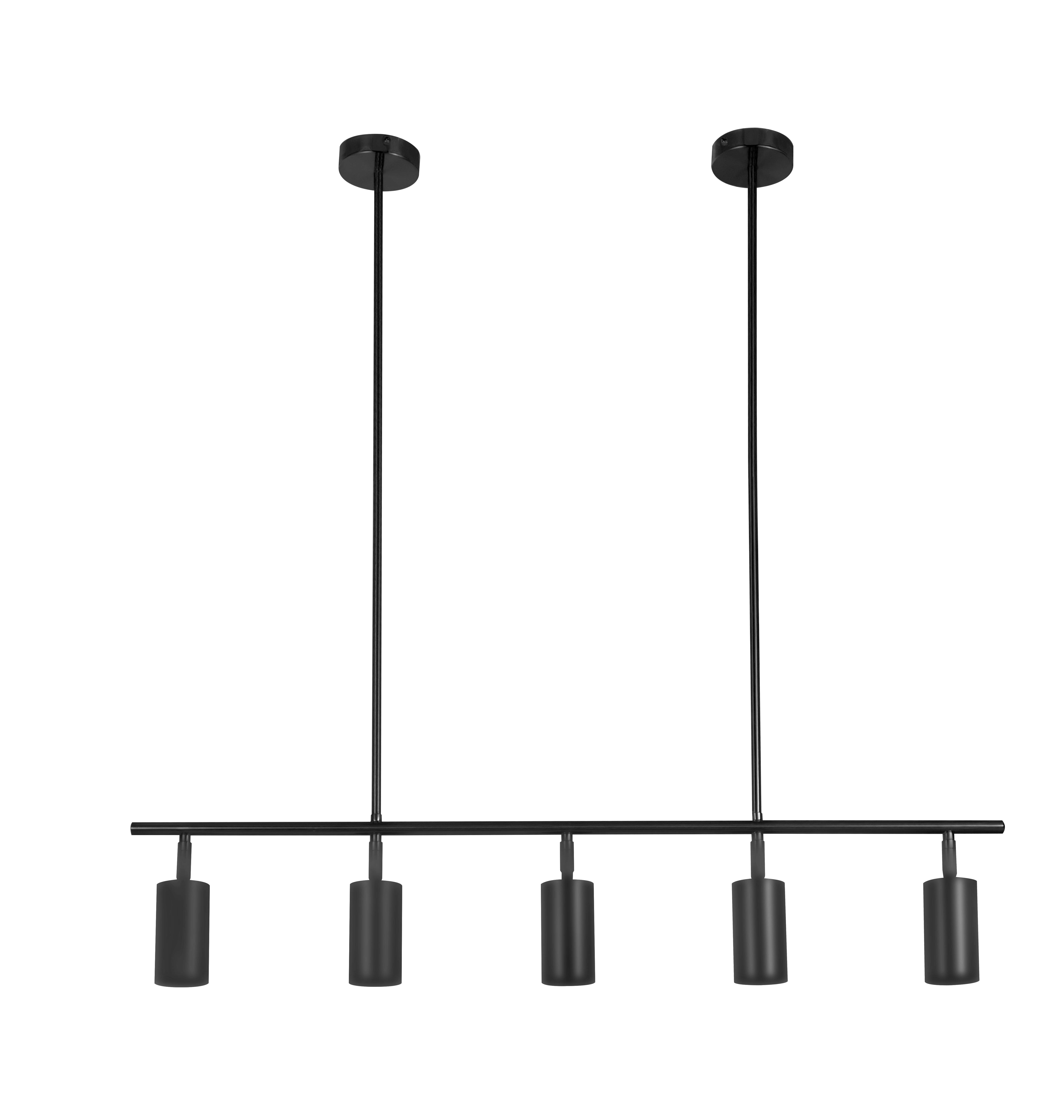 Светильник подвесной черный V4063-5P Section