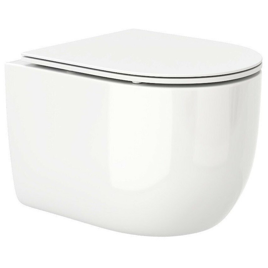Унитаз подвесной безободковый белый матовый Cerutti SPA Oglio Aria MW CT9237
