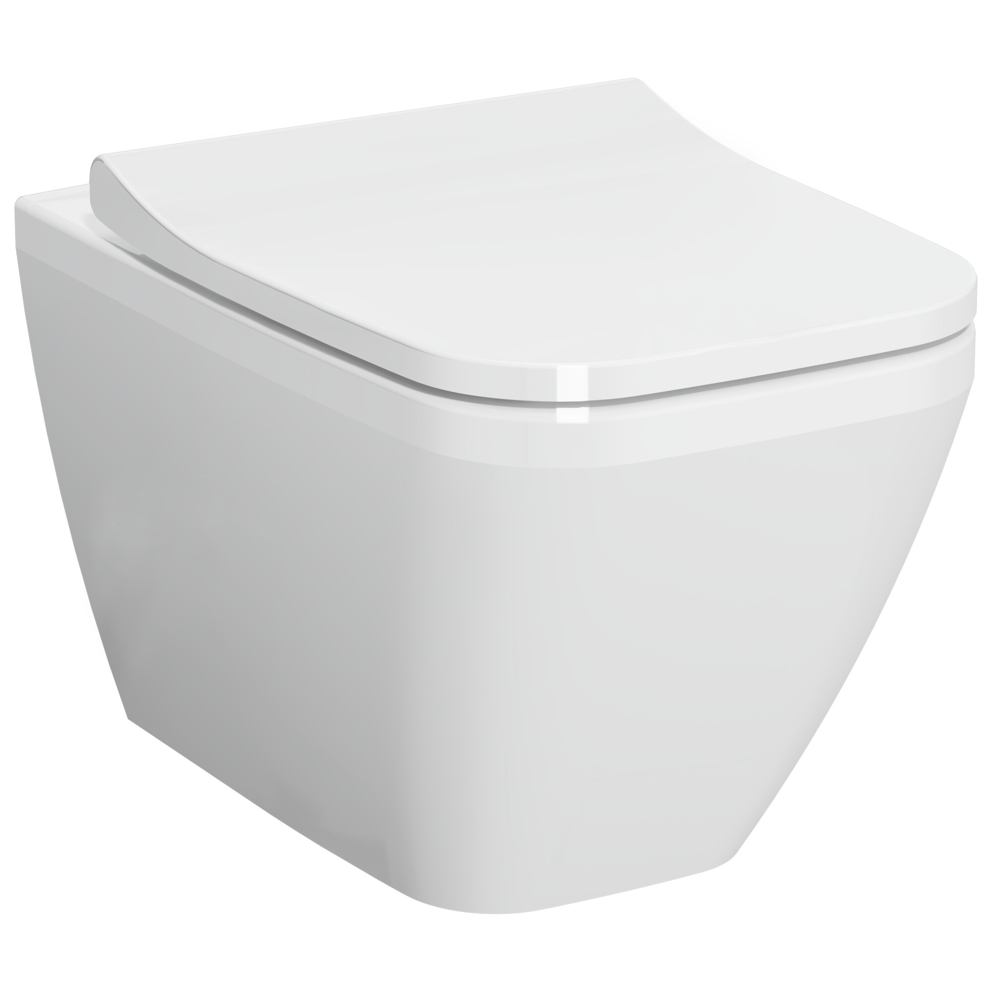 Унитаз подвесной безободковый белый Vitra Integra Square 7082B003-0075