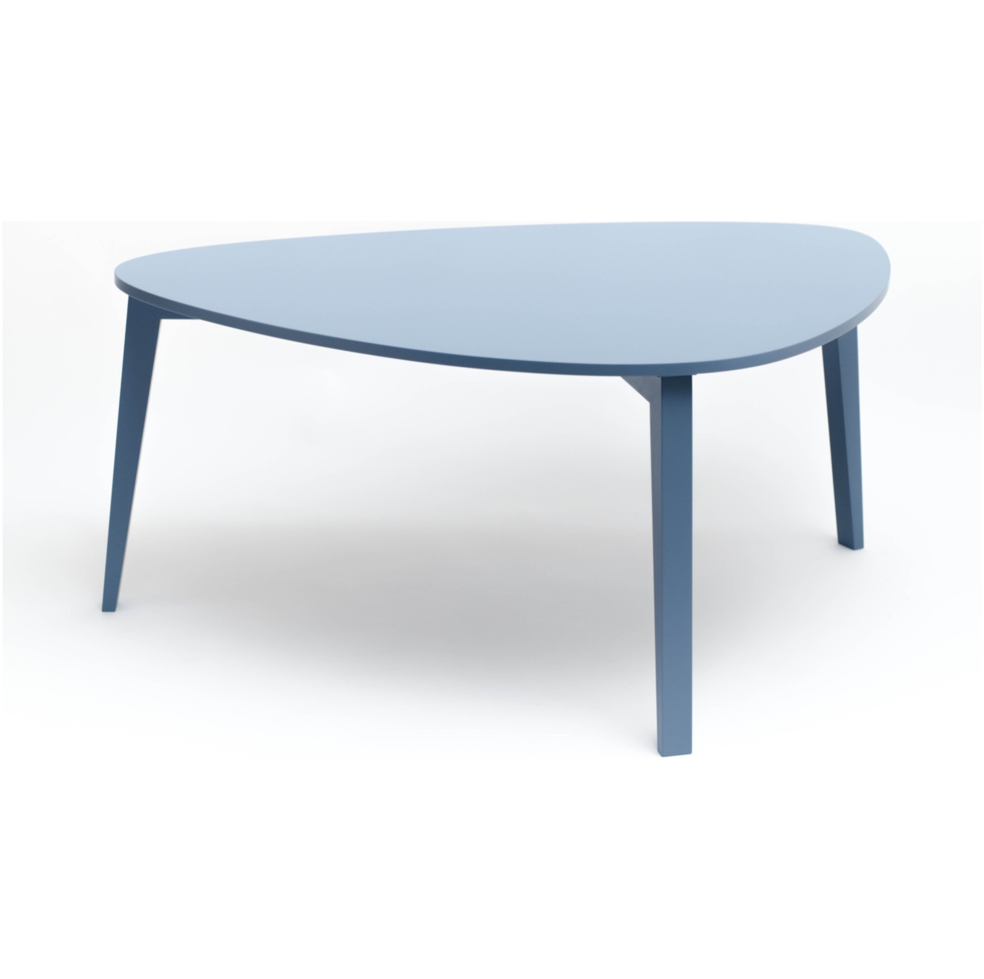 Журнальный столик дизайнерский синий 120 см Shell Hi Big