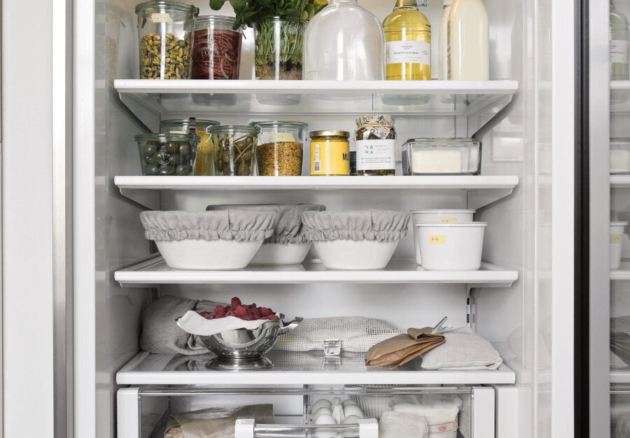 In the photo order in the refrigerator