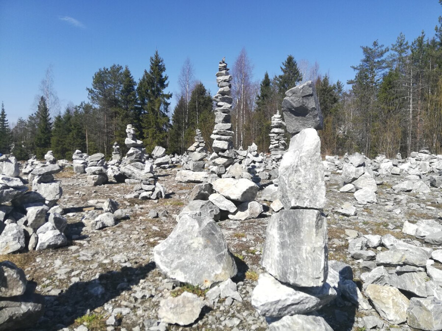 Парк камней Рускеала