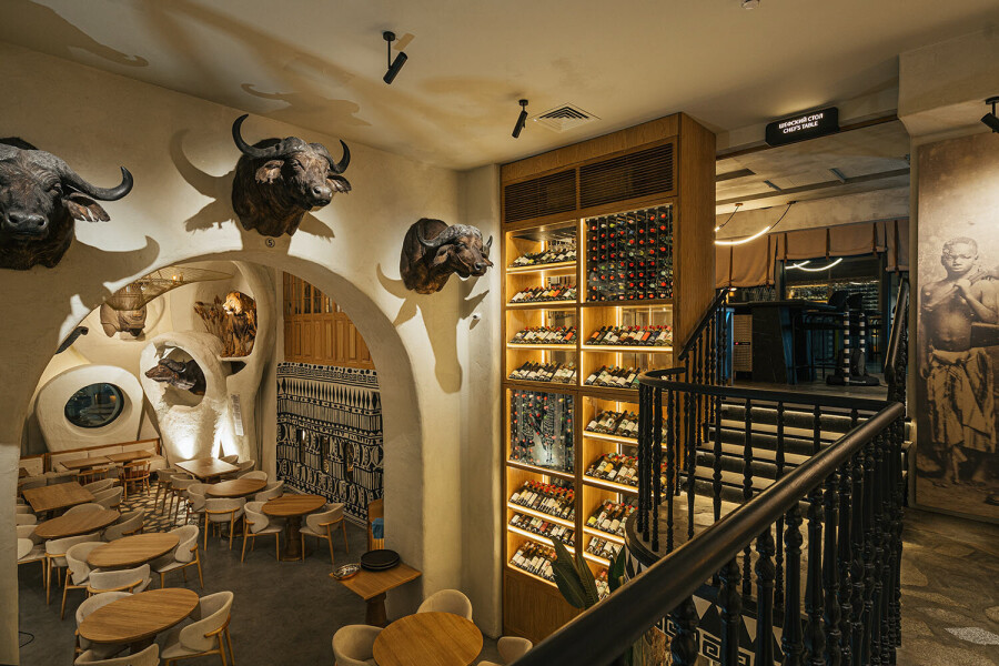Trophies on the walls