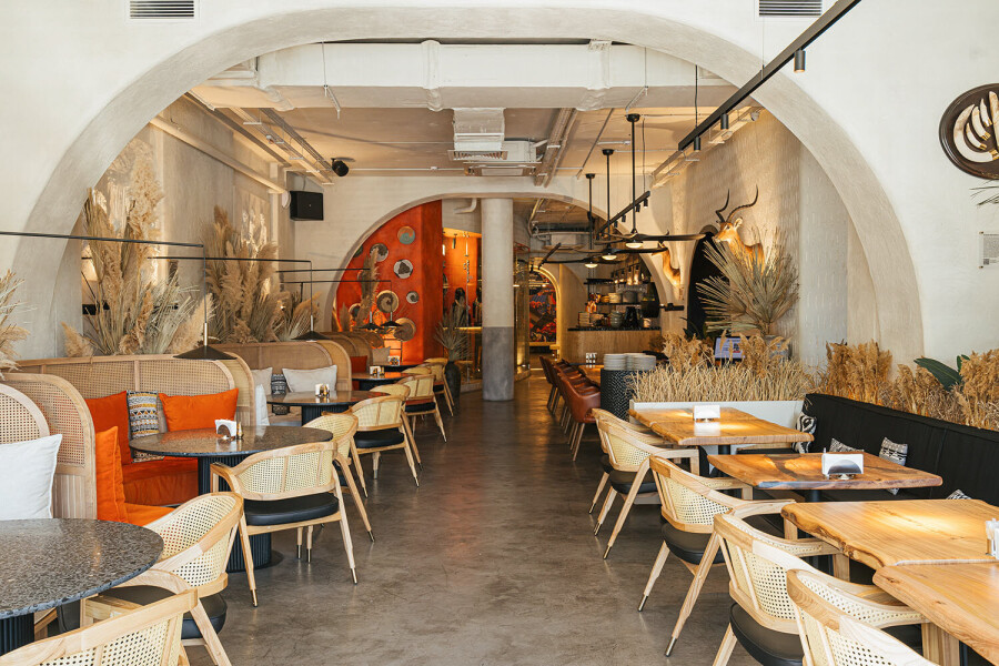 View of the kitchen