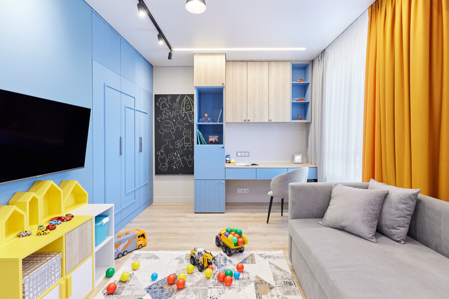 Blue children's