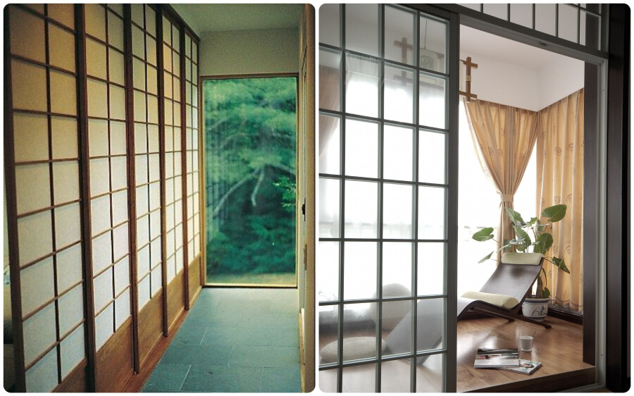 История, схемы и конструкция японских раздвижных дверей сёдзи