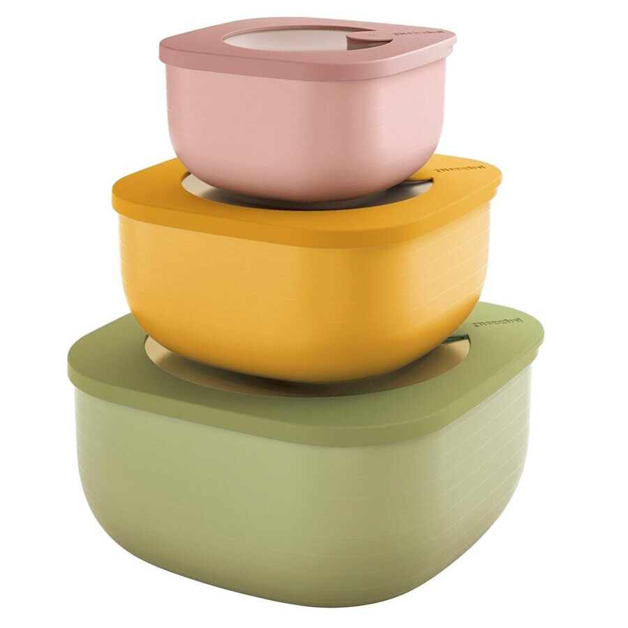 Storage containers 3 pcs. Multi -colored Store & More 7559