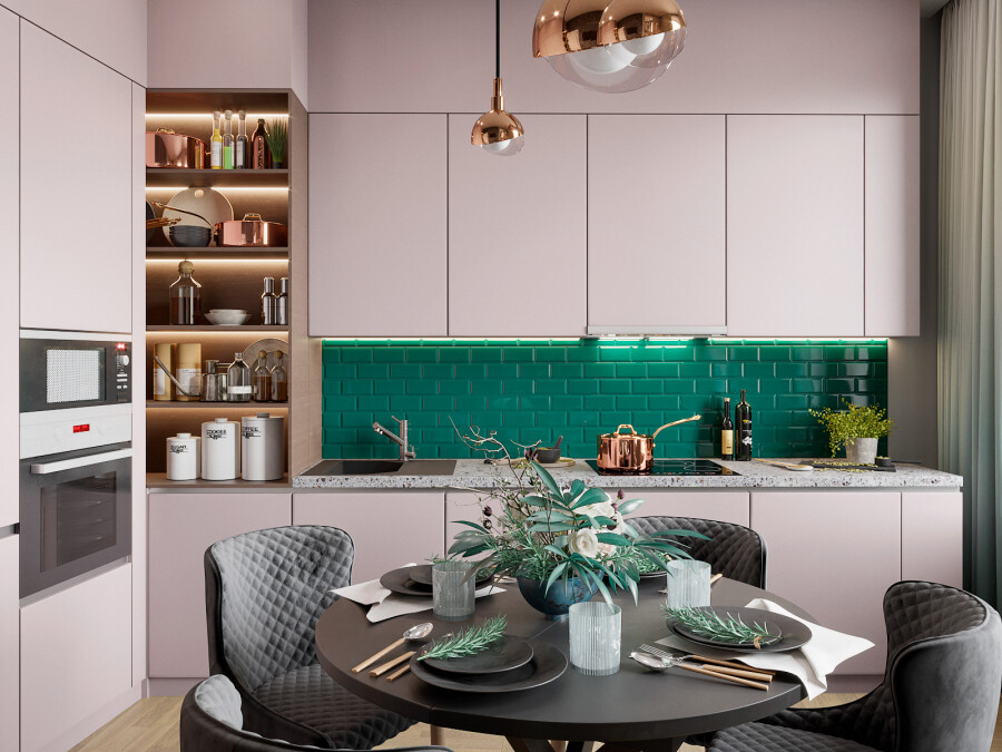 Мебель для кухни цветовая гамма