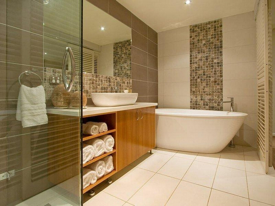 8 вариантов оформления стен в ванной - Дизайн Вашего Дома