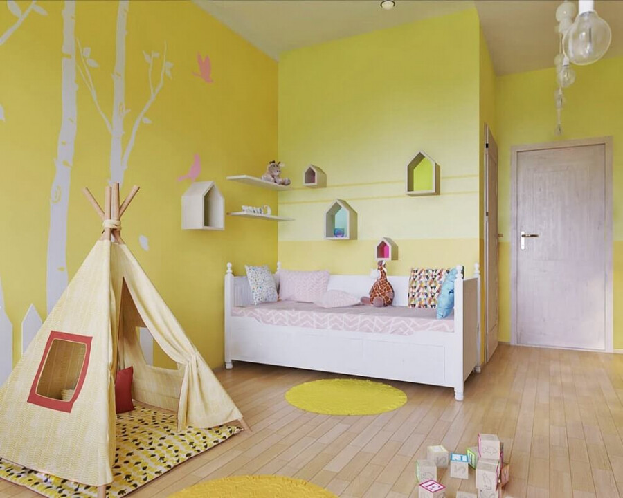 Как не ошибиться при выборе цвета для детской комнаты
