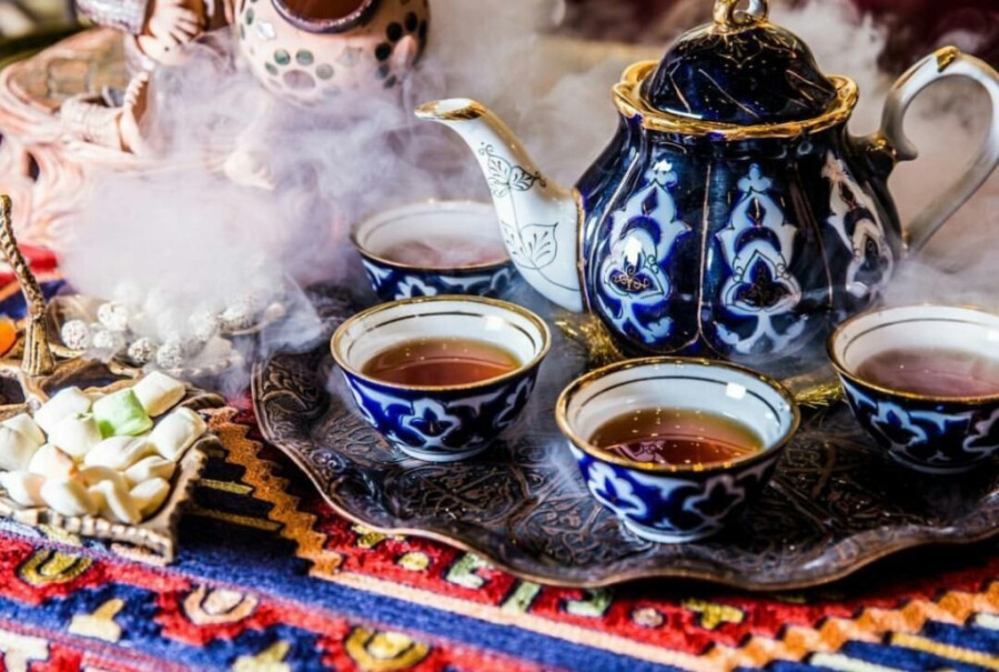 Узбекский чайный сервиз 