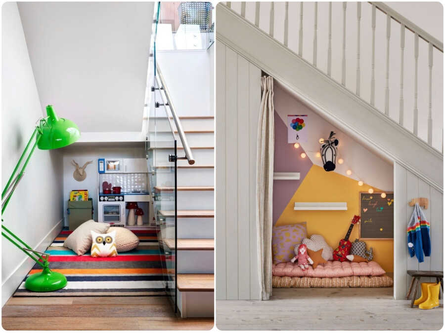 Место под лестницей — как уютно, функционально и красиво оформить пространство под ступеньками в доме или квартире