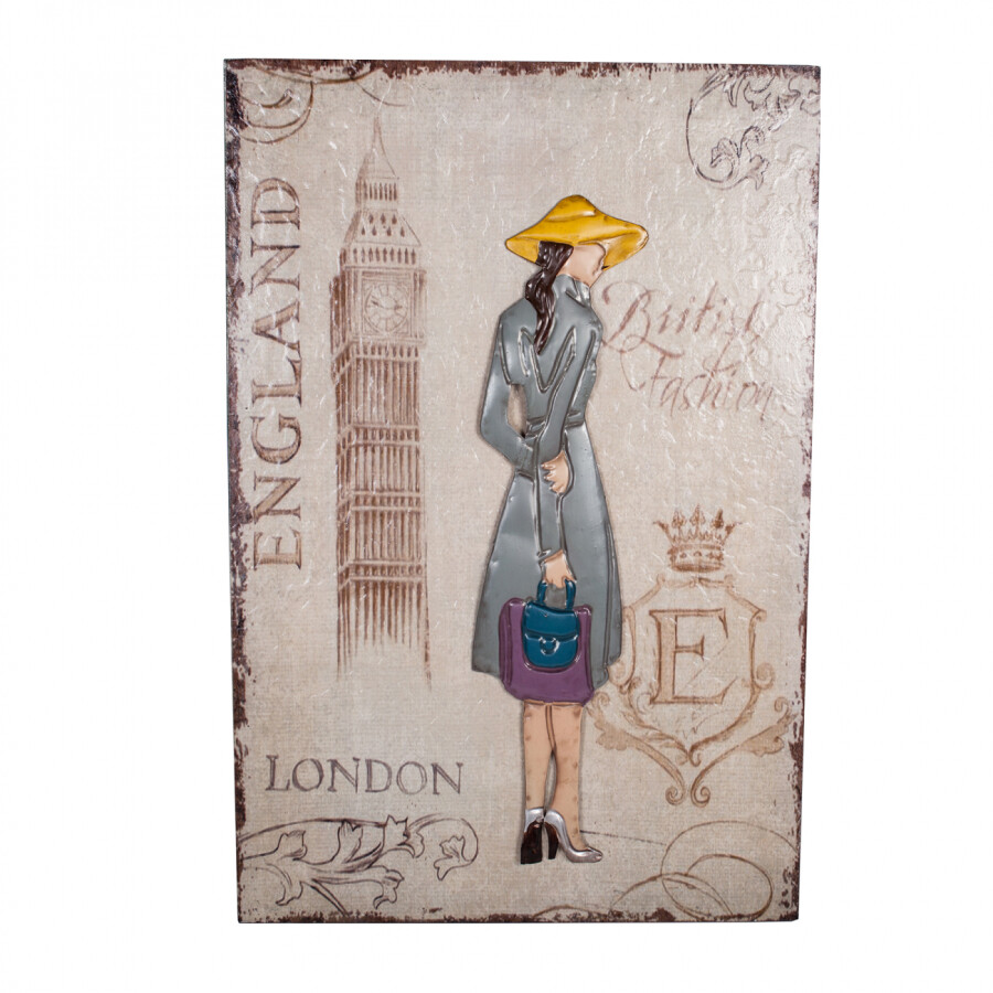 Настенное панно London Girl для стен в гостиной