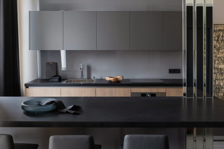 Kitchen in the apartment