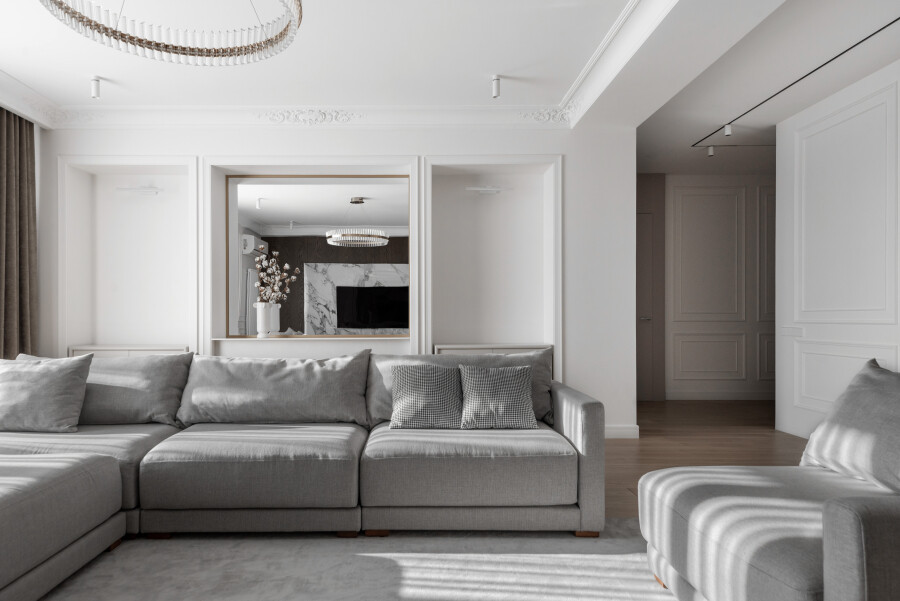 General view of the living room zone