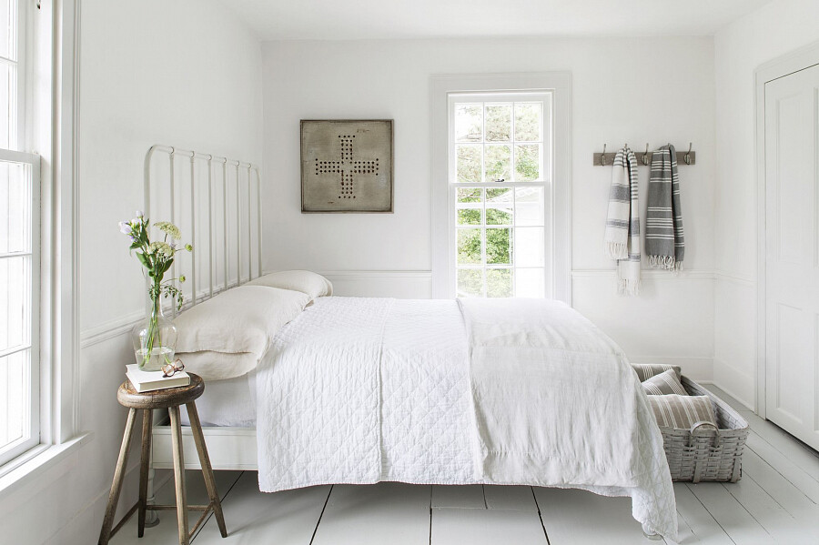 56 лучших интерьеров спальни с белой мебелью