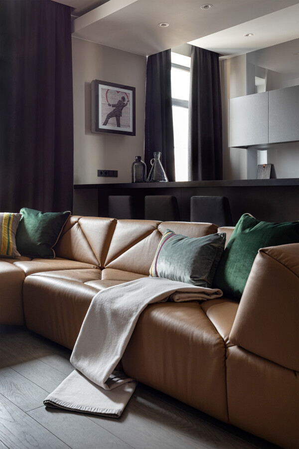 Leather sofa