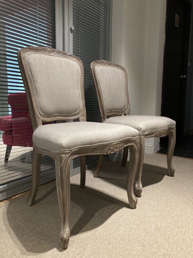 Стул Gran arm beige как у Людовика