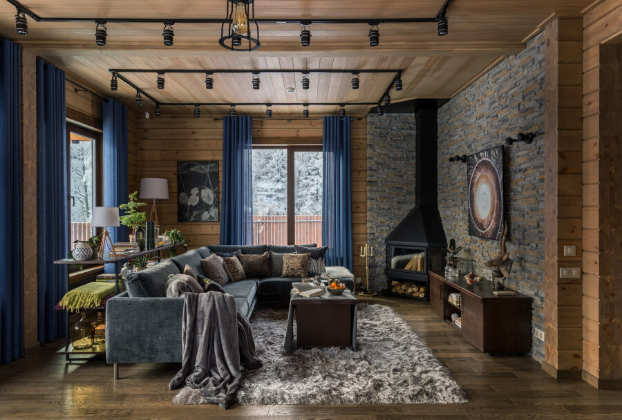 Дизайн внутри деревянного дома: создание уютного и стильного интерьера