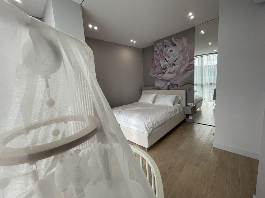 Photo wallpaper in the bedroom