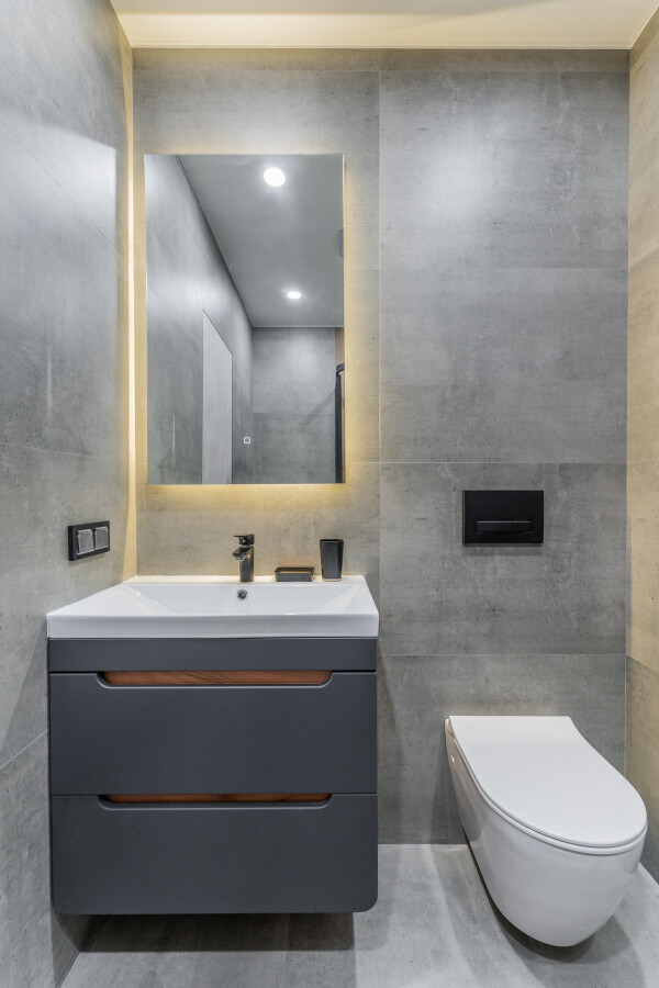 Sink in the bathroom