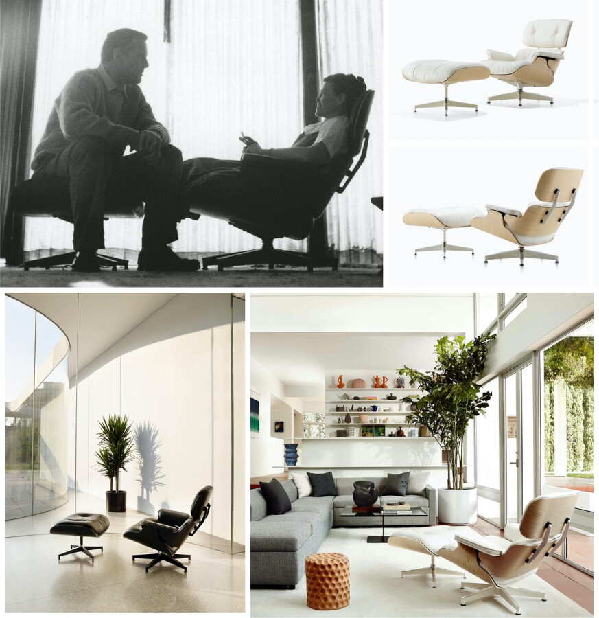 Eames Lounge Chair в интерьере 