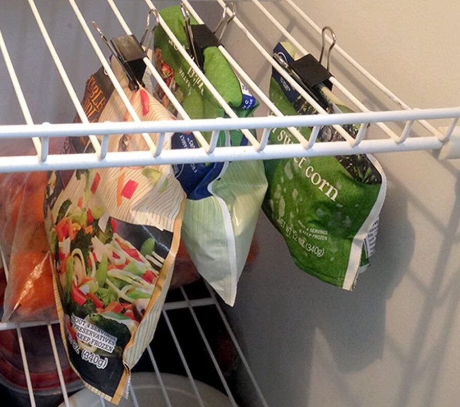 Clamps can be used in the refrigerator