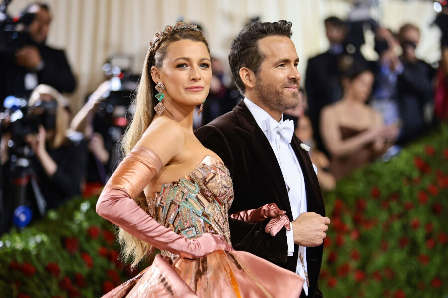 Блейк Лайвли и Райан Рейнольдс на Met Gala фото 2