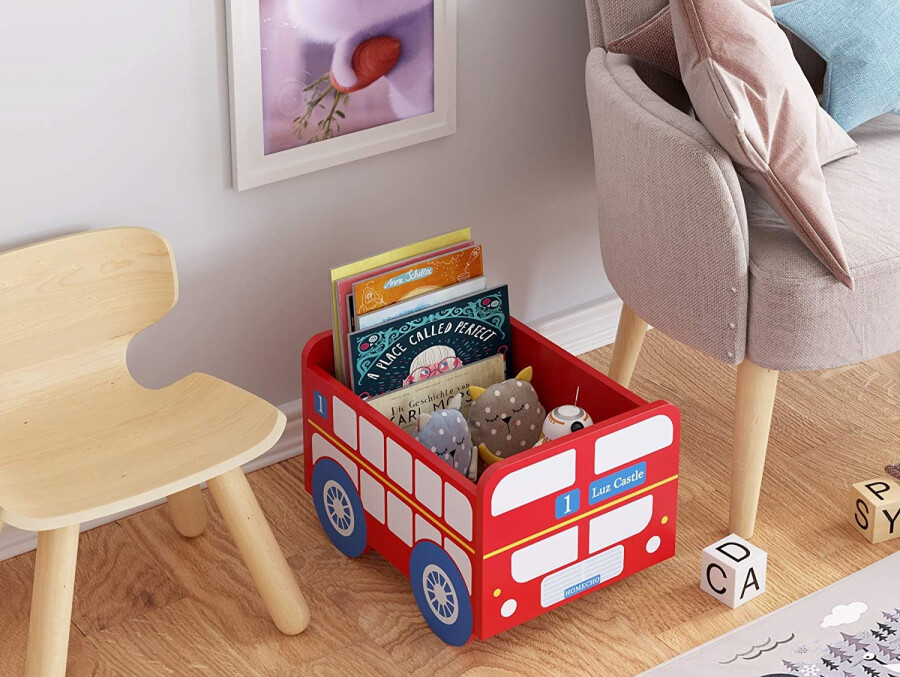 Идеальный порядок в детской комнате с помощью ящиков для хранения игрушек