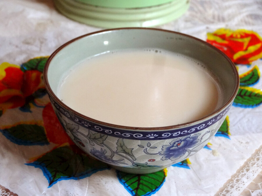 Монгольский чай с молоком