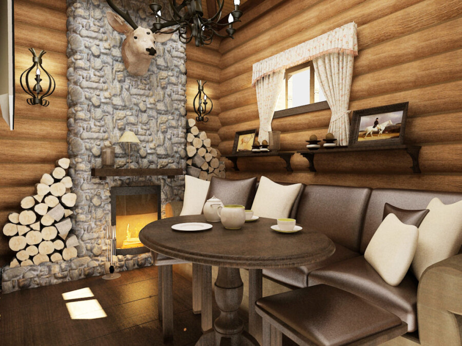 Дизайн комнаты отдыха в бане: идеи для уютного интерьера