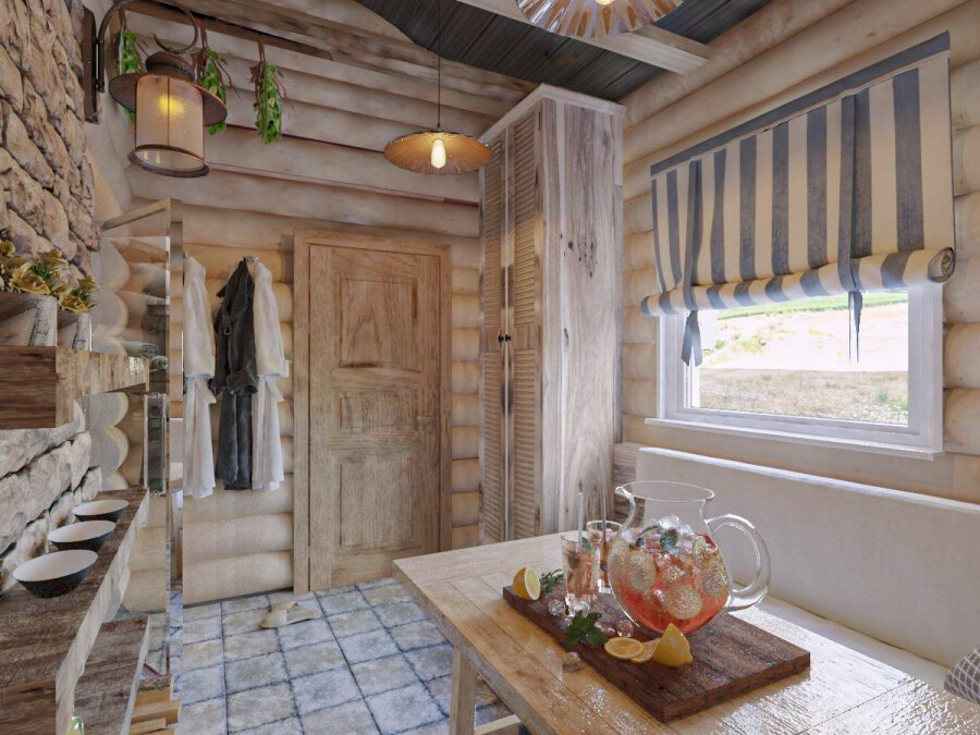 Дизайн комнаты отдыха в бане: идеи для уютного интерьера