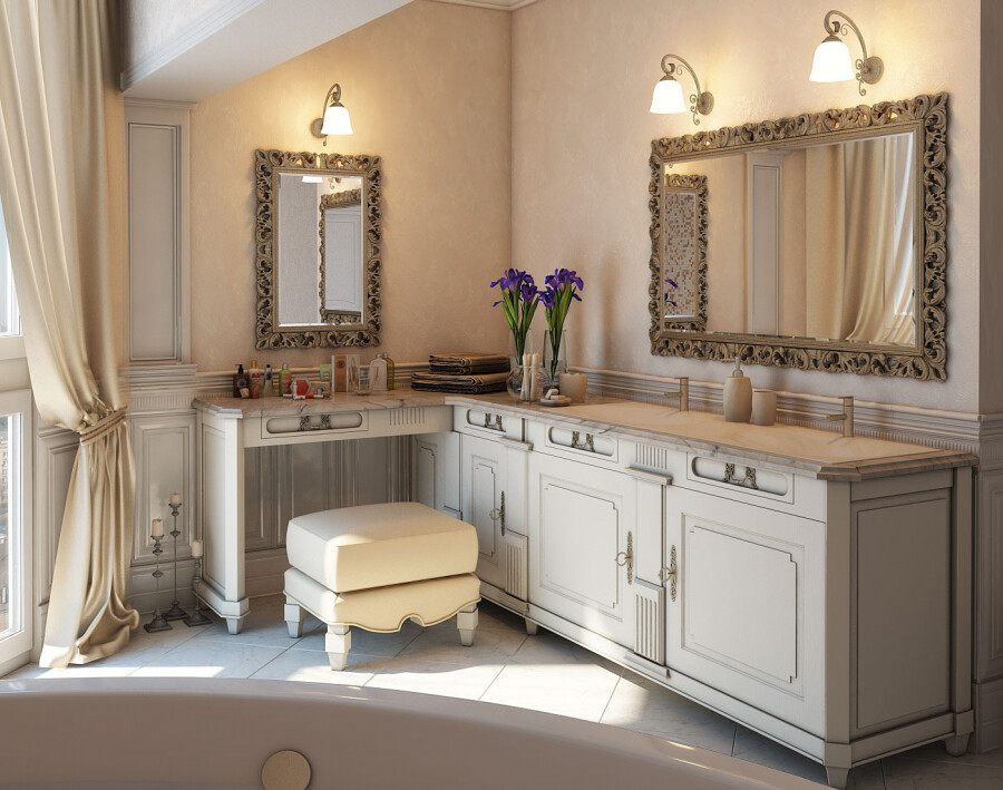 Зеркало в ванную комнату – интерьерные решения и правила размещения. фото использования зеркал