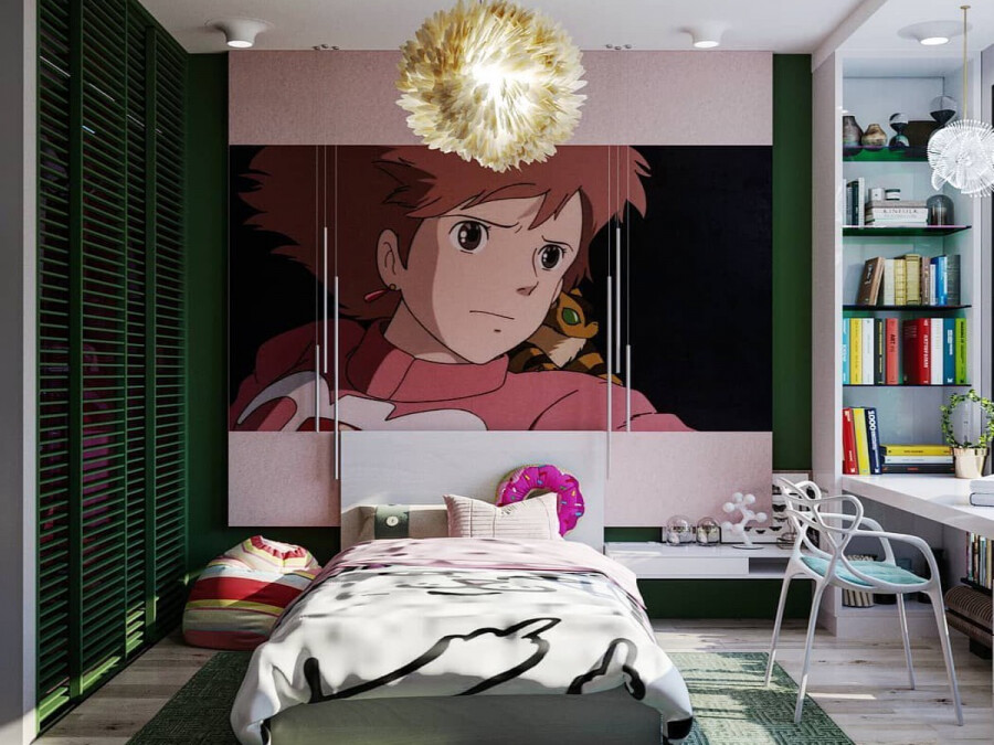 идеи для стены в комнате аниме