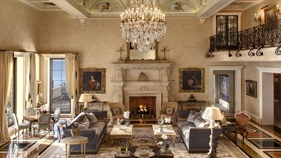 Стиль барокко в интерьере фешенебельной парижской квартиры. Красивые интерьеры и дизайн