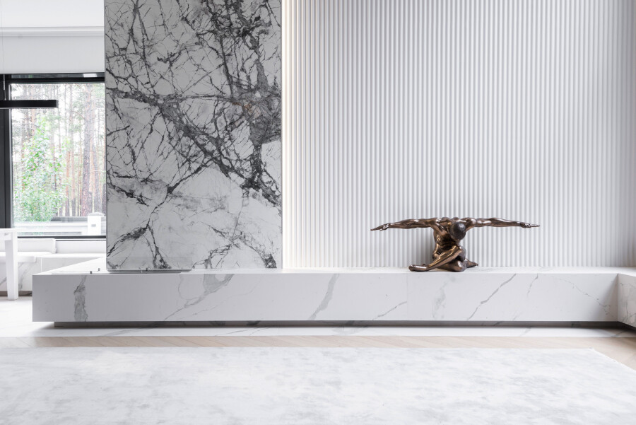 Marble finish