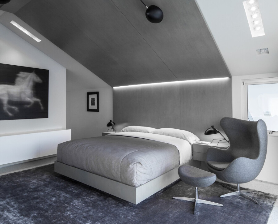 Дизайн Спальни на мансарде — Удивительные идеи: 200+ (Фото) Интерьеров в Современном стиле
