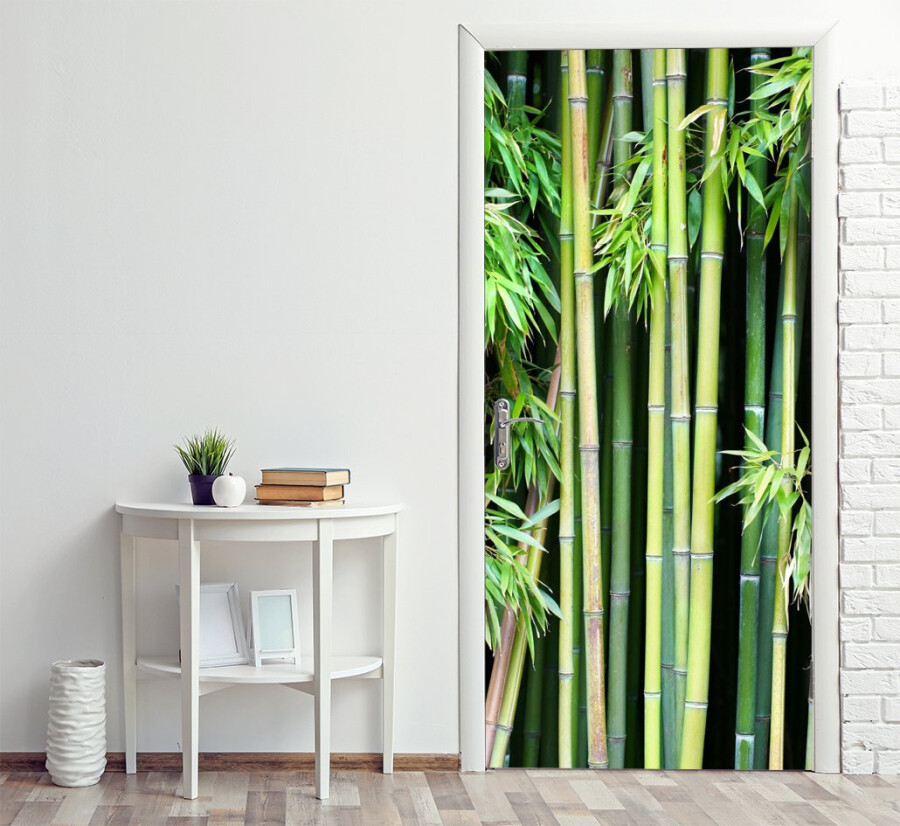 Бамбуковые обои: виды, фото в интерьере, цвет, комбинирование, как клеить, уход