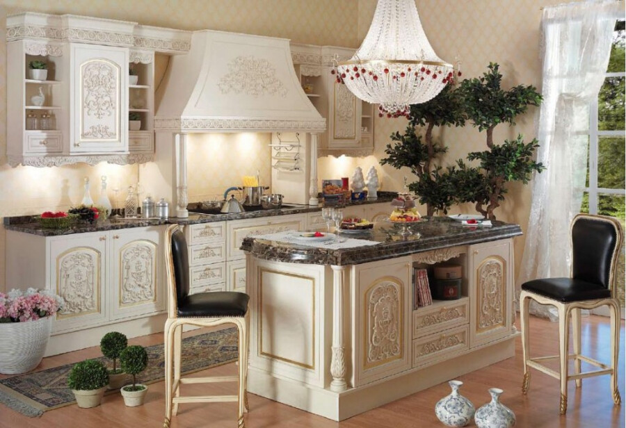 Кухня в стиле рококо