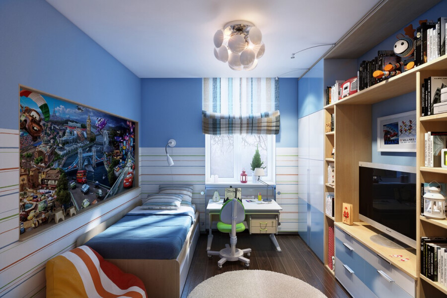 Маленькая детская комната для мальчика или девочки: планировка идеи оформления, дизайн и фото