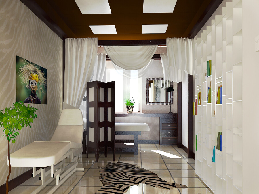 Дизайн бани внутри – от комнаты отдыха до парной