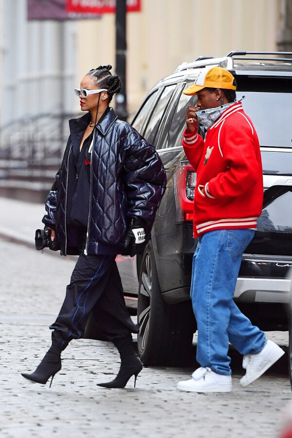 Рианна и A$AP Rocky стильные луки фото 3