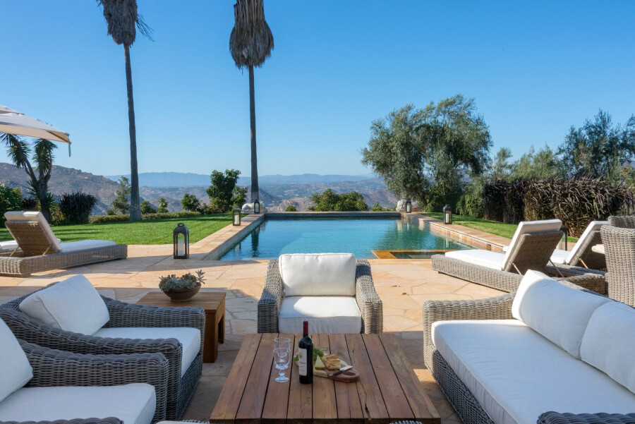 View from the house of Sandra Bullock 