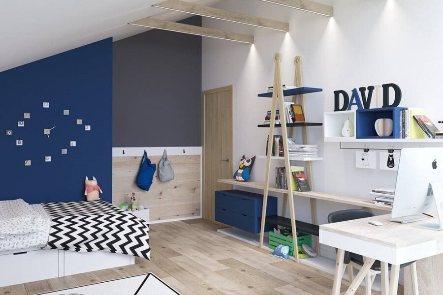 Дизайн детской комнаты — 140 фото современного интерьера для детей. Новинки 2024 года!