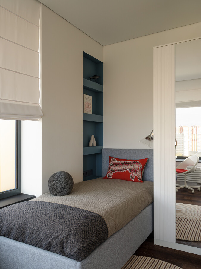 Bed in the children's room